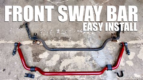 how do you hook up sway bars